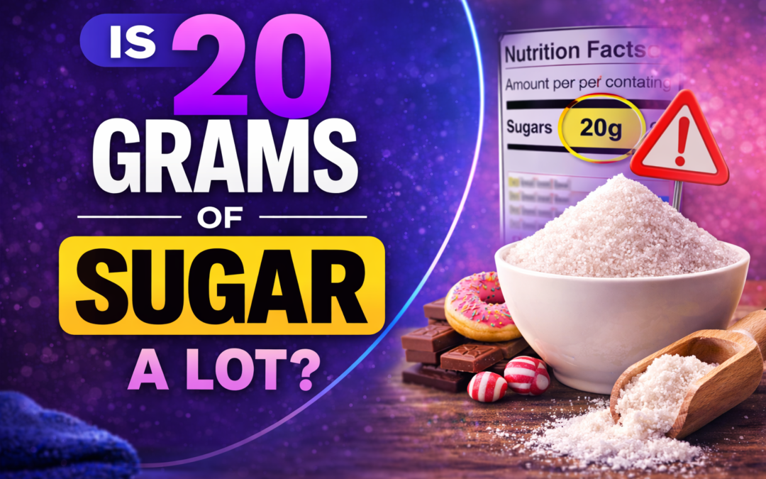is 20 grams of sugar a lot